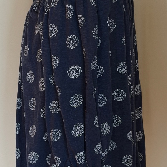 EUC~Woman’s Small Lucky Brand Blue/White On Or Off The Shoulder 3/4 Sleeve Top - Picture 6 of 10